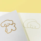 [collab. / Teraoka Natsumi] PAD NOTE "DOG" edition. /SQUARE