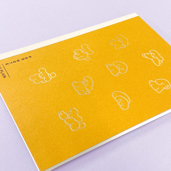 [collab. / Teraoka Natsumi] PAD NOTE "DOG" edition. /A5